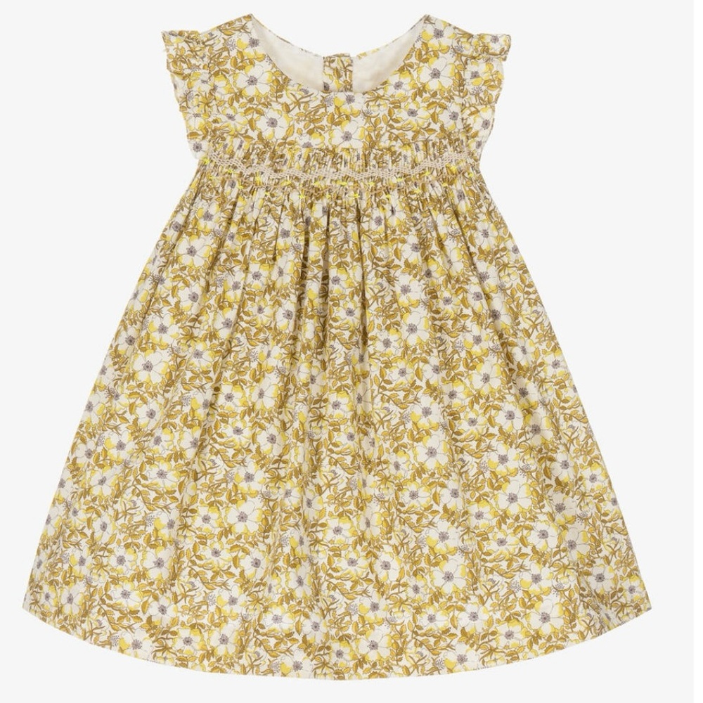 Bonpoint liberty print girls toddler 12m dress
